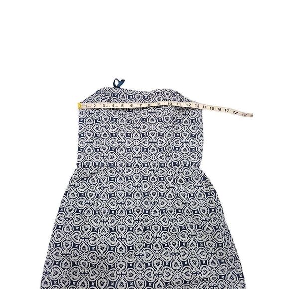 Vineyard Vines Strapless Pasley Mini Dress Sz 4 - Picture 8 of 10